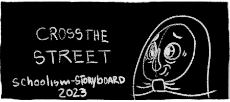 Cross the street project ilustration